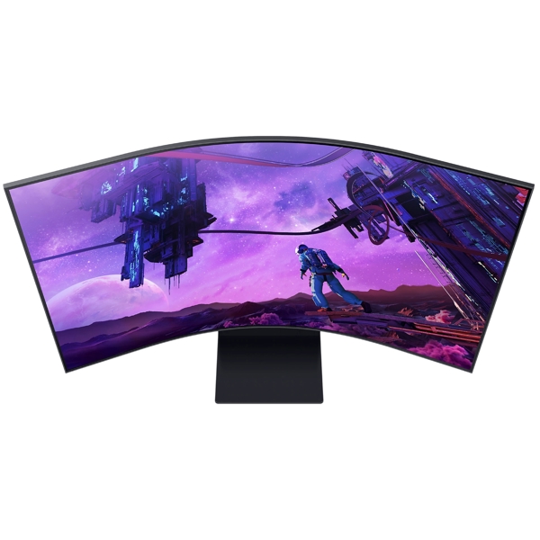 მონიტორი Samsung LS55BG970NIXCI Odyssey Ark, 55", Curved Monitor, 4K UHD, VA, HDMI, USB, 3.5mm, LAN, Black