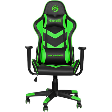 გეიმერული სავარძელი Marvo CH-106 GN, Gaming Chair, Black/Green