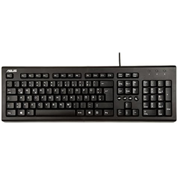 კლავიატურა+მაუსი Asus 90-XB1000KM000U0, Wired, Keyboard And Mouse, Black