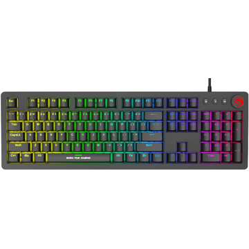 კლავიატურა Marvo KG917, Wired, RGB, Gaming Keyboard, Black