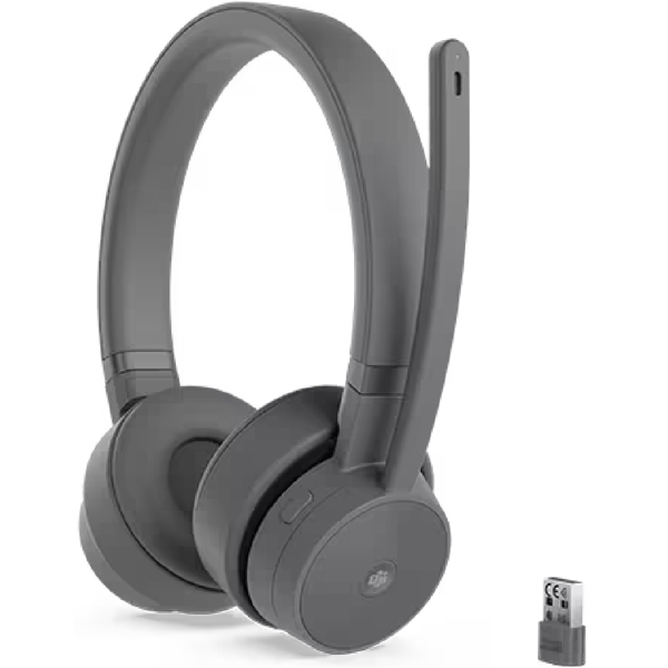 ყურსასმენი Lenovo GXD1C99239 Headset, Wireless, Bluetooth, USB, Storm Grey