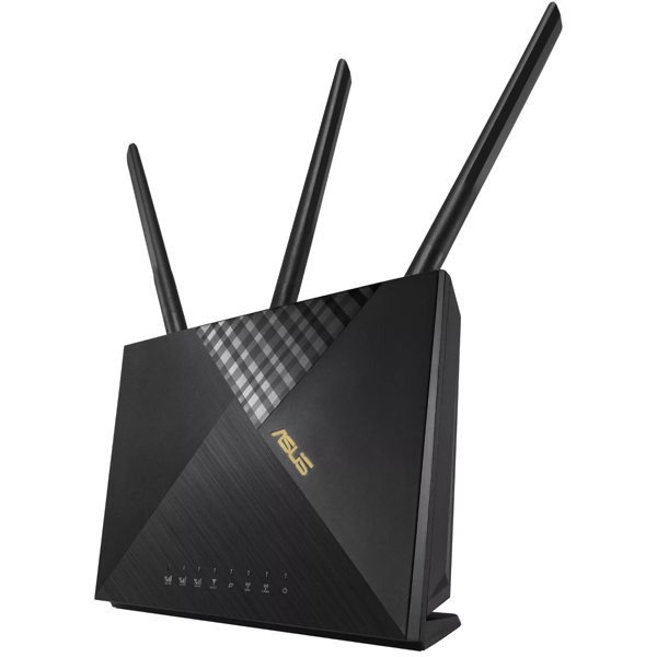 Asus 90IG06G0-MO3110 4G-AX56, 1200Mbps, Router, Black