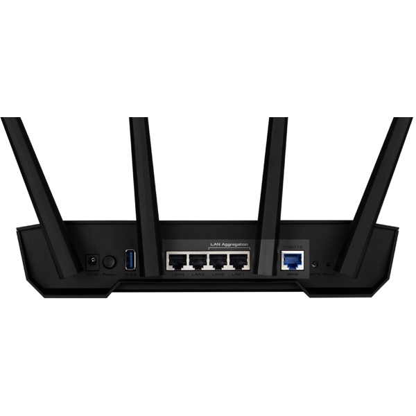 როუტერი Asus TUF AX3000 V2 90IG06P0-MO3500, 3000Mbps, Router, Black