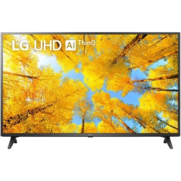 LG 43UQ75006LF, 43", 4K UHD, Smart TV, USB, HDMI, LAN, BT, WIFI, Black