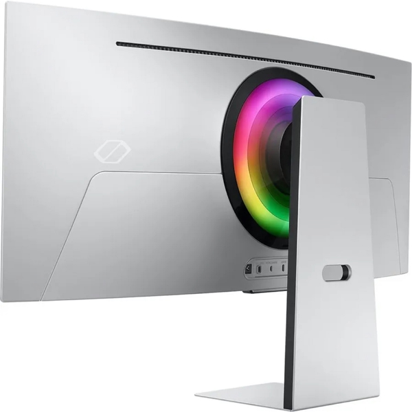 მონიტორი Samsung LS34BG850SIXCI ODYSSEY OLED G8, 34", Curved Monitor, OLED, Micro HDMI, USB-C, Mini DP, WIFI, BT, Silver