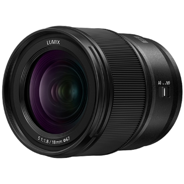 ფოტოაპარატის ლინზა Panasonic S-S18E LUMIX S, 18mm, Black