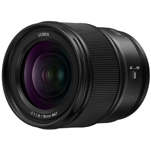 ფოტოაპარატის ლინზა Panasonic S-S18E LUMIX S, 18mm, Black