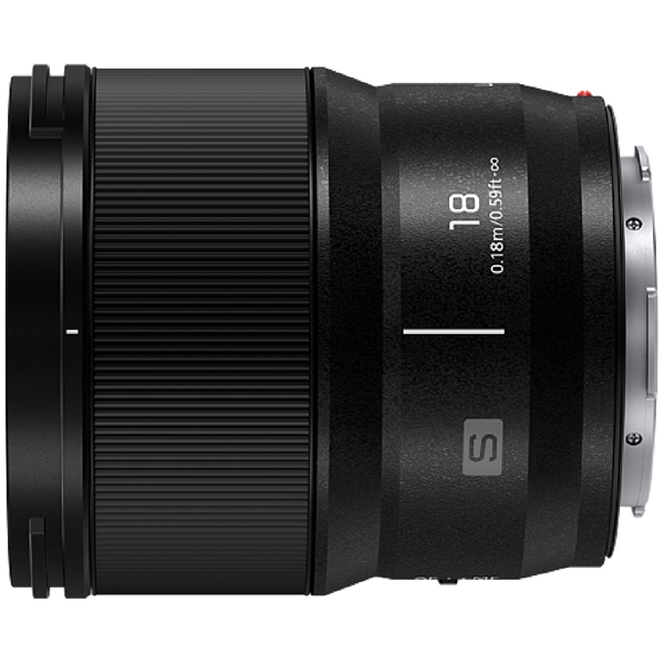 ფოტოაპარატის ლინზა Panasonic S-S18E LUMIX S, 18mm, Black