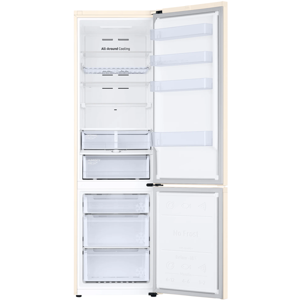 მაცივარი Samsung RB38T676FEL/WT, 400L, A+, No Frost, Refrigerator, Beige