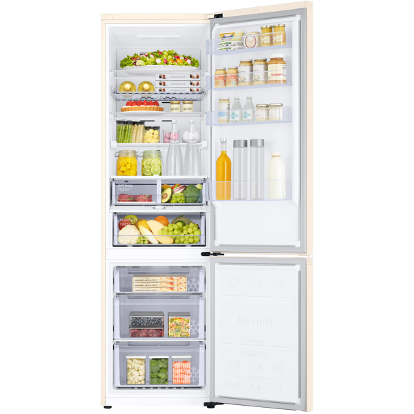 RB38T676FEL/WT, 400L, A+, No Frost, Refrigerator, Beige