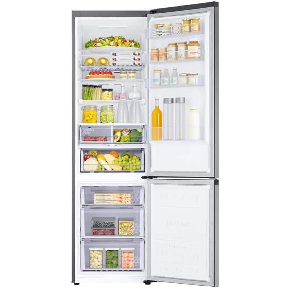 Samsung RB38T676FSA/WT, 400L, A+, Refrigerator, Silver