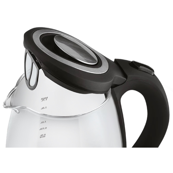 ელექტრო ჩაიდანი Scarlett SC-EK27G21, 2200W, 1.7L, Electric Kettle, Silver