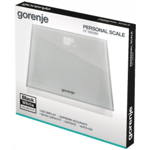 სამზარეულოს სასწორი Gorenje KT10LBW, Kitchen Scale