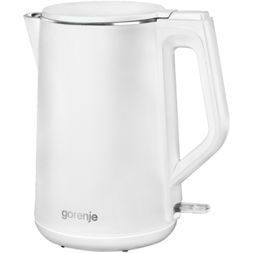 ელექტრო ჩაიდანი Gorenje K15DWW, 2200W, 1.5L, Electric Kettle, White