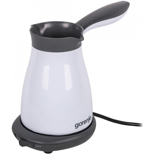 ელექტრო ჯეზვე Gorenje TCM330W, 550W, 330ML, Coffee Maker, Black/White