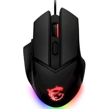 MSI S12-0401870-C54 GM20 ELITE, Wired, USB, RGB, Gaming Mouse, Black