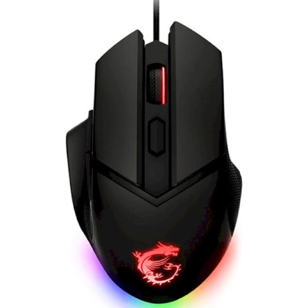 MSI S12-0401870-C54 GM20 ELITE, Wired, USB, RGB, Gaming Mouse, Black