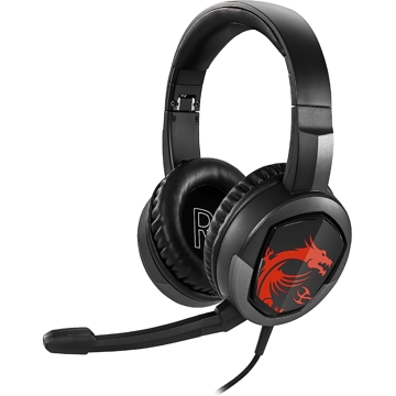 MSI S37-2101010-SV1 Immerse GH30, Gaming Headset, Wired, 3.5mm, Black