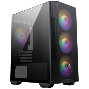 MSI 306-7G20R21-809 MAG FORGE M100R, Computer Case, MicroATX, Mini-ITX, 2xUSB 2.0, 1xUSB 3.2, Black