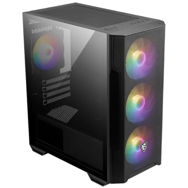 ქეისი MSI 306-7G20R21-809 MAG FORGE M100R, Computer Case, MicroATX, Mini-ITX, 2xUSB 2.0, 1xUSB 3.2, Black