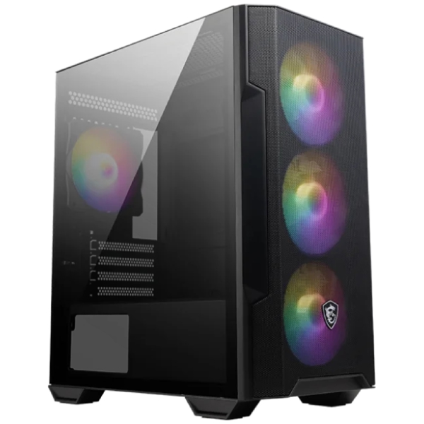 ქეისი MSI 306-7G20R21-809 MAG FORGE M100R, Computer Case, MicroATX, Mini-ITX, 2xUSB 2.0, 1xUSB 3.2, Black