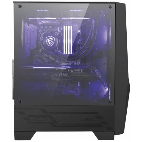 ქეისი MSI 306-7G03M21-809 MAG FORGE 100M, Computer Case, MidT, MicroATX, Mini-ITX, 2xUSB 3.2, Black