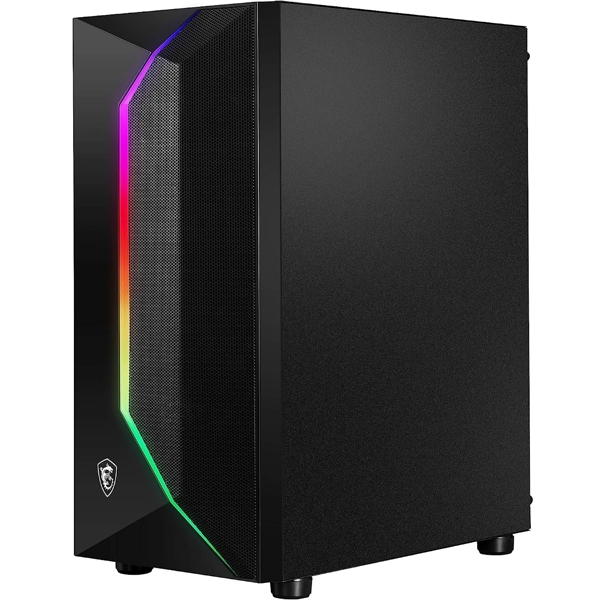 ქეისი MSI 306-7G07R25-809 MAG VAMPIRIC 100R, Computer Case, MidT, MicroATX, Mini-ITX, 1xUSB 3.2, 2xUSB 2.0, Black