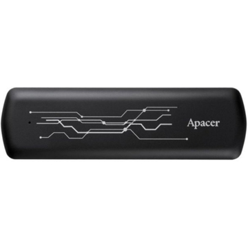 Apacer AP512GAS722B-1, 512GB, External HDD, USB-C, Black