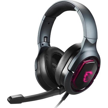 ყურსასმენი MSI S37-0400050-SV1 IMMERSE GH50, Gaming Headset, Wired, RGB, USB, Black