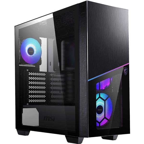 MSI 306-7G06R21-W57 MPG SEKIRA 100R, Computer Case, MidT, MicroATX, Mini-ITX, 2xUSB 3.2, USB-C, Black