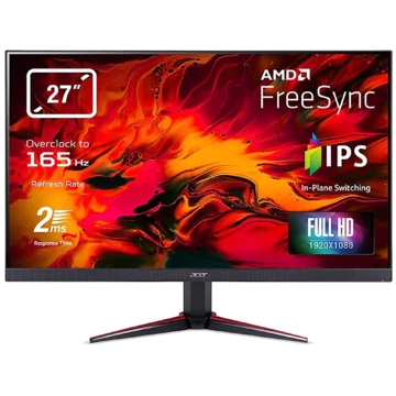 მონიტორი Acer UM.HV0EE.S01 VG270 S, 27", Monitor, FHD, IPS, HDMI, DP, Black