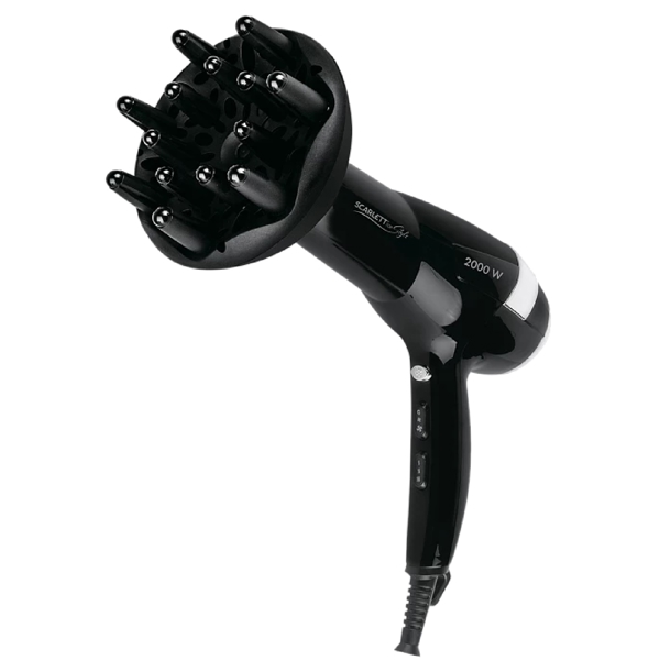 Scarlett SC-HD70I45, 2000W, Hair Dryer, Black