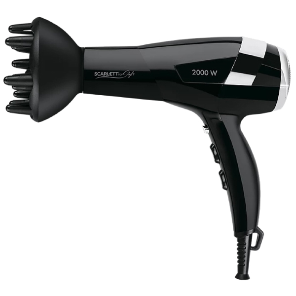 Scarlett SC-HD70I45, 2000W, Hair Dryer, Black