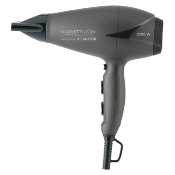 თმის საშრობი Scarlett SC-HD70I90, 2200W, Hair Dryer, Grey