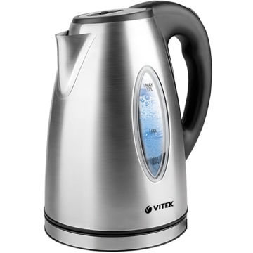 ელექტრო ჩაიდანი Vitek VT-7019 ST, 2200W, 1.7L, Electric Kettle, Silver