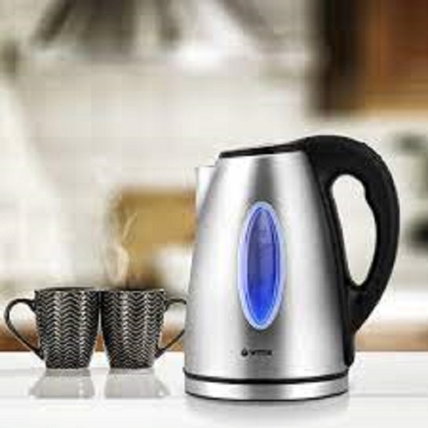 ელექტრო ჩაიდანი Vitek VT-7019 ST, 2200W, 1.7L, Electric Kettle, Silver