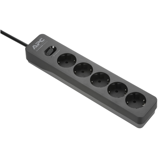 დენის გამანაწილებელი APC PME5B-GR, 5 Socket, 1.52m, Black