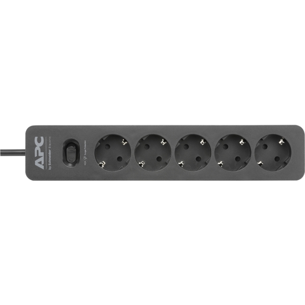 დენის გამანაწილებელი APC PME5B-GR, 5 Socket, 1.52m, Black