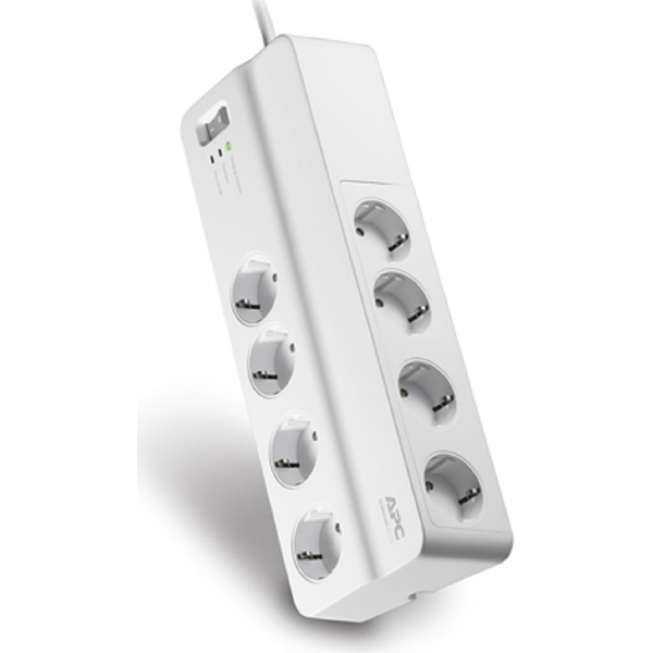 APC PM8-RS, 8 Socket, 2m, White