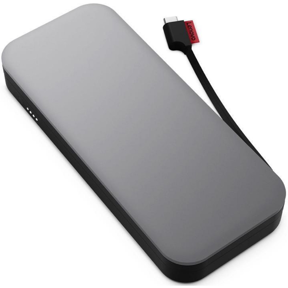 Lenovo 40ALLG2WWW, 20000mAh, Type-C, USB-А, Laptop Power Bank, Gray