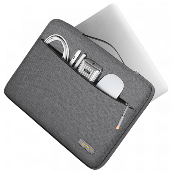 Wiwu Pilot, 14", Laptop Sleeve, Gray