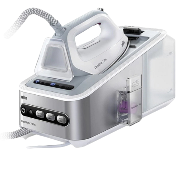 ორთქლის უთო Braun IS7155WH, 2400W, Steam Iron, Silver