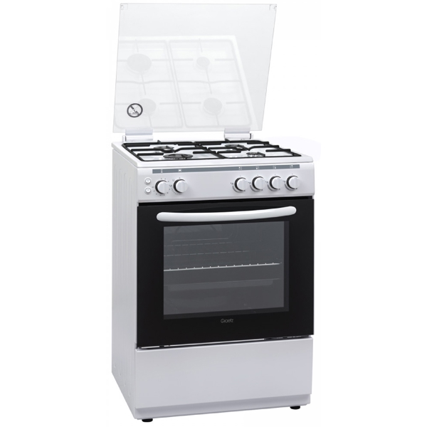 Gas Cooker Graetz FS6GAS4GX, 4 Gas, White