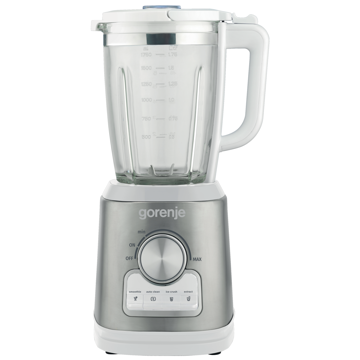 ბლენდერი Gorenje B1400E, 1400W, 1.75L, Blender, White/Silver