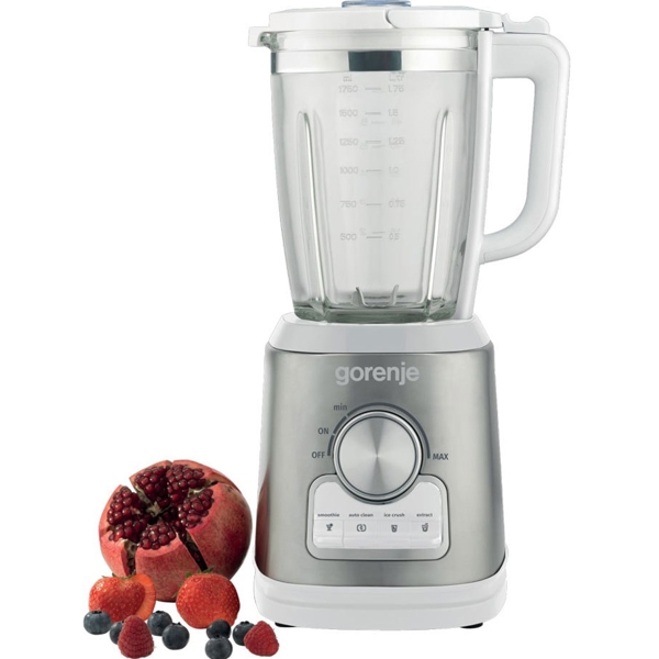 Gorenje B1400E, 1400W, 1.75L, Blender, White/Silver