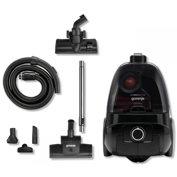 მტვერსასრუტი Gorenje VC2303GALBKCY, 2300W, 3.3L, Vacuum Cleaner, Black