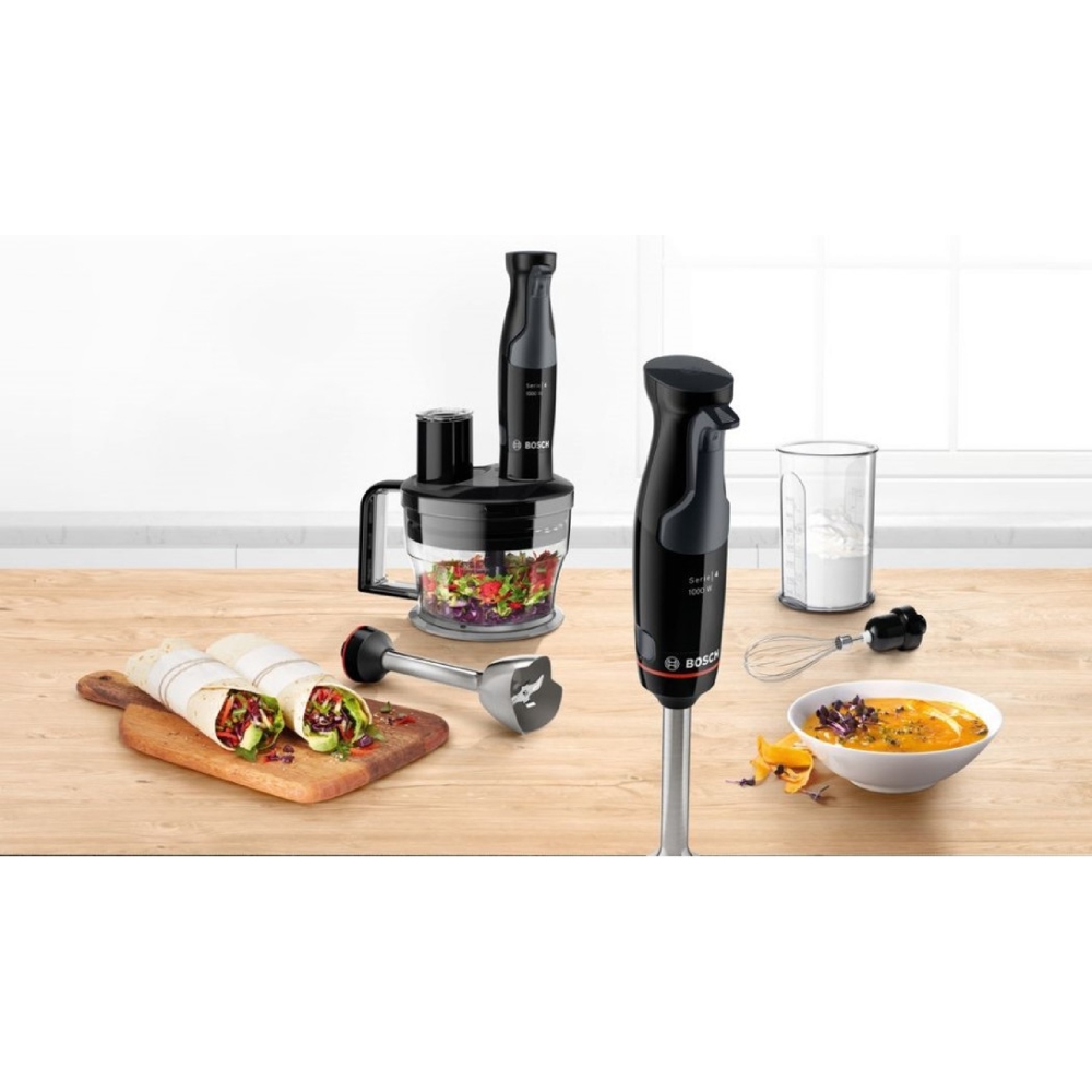 ხელის ბლენდერი Bosch MSM4B670, 1000W, 1.25L, Hand Blender, Black