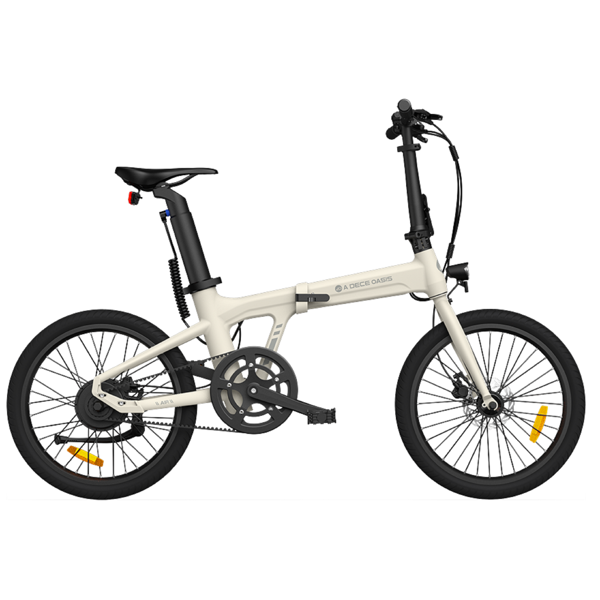 ADO A20 Air, 250W, Smart APP, Folding Electric Bike, 25KM/H, Cream