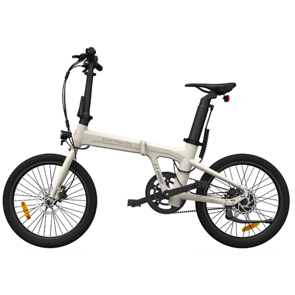 ADO A20 Air, 250W, Smart APP, Folding Electric Bike, 25KM/H, Cream