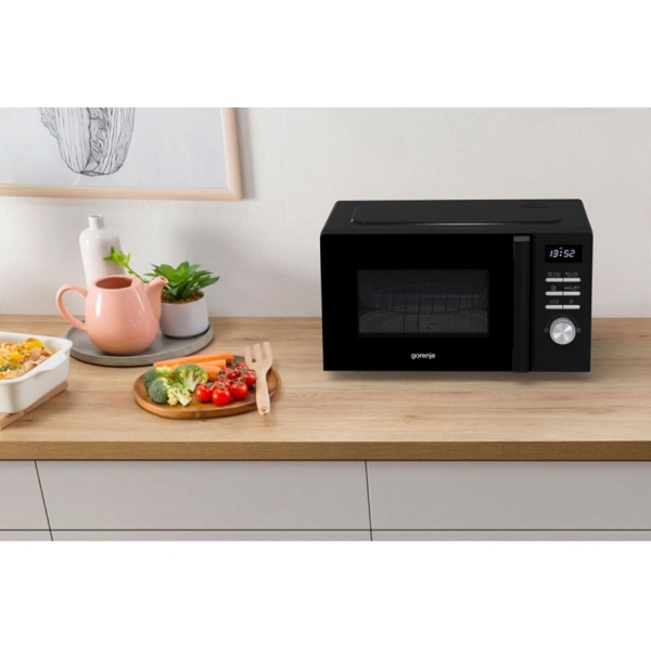 Gorenje MO20A4BH, 800W, 20L, Microwave Oven Black